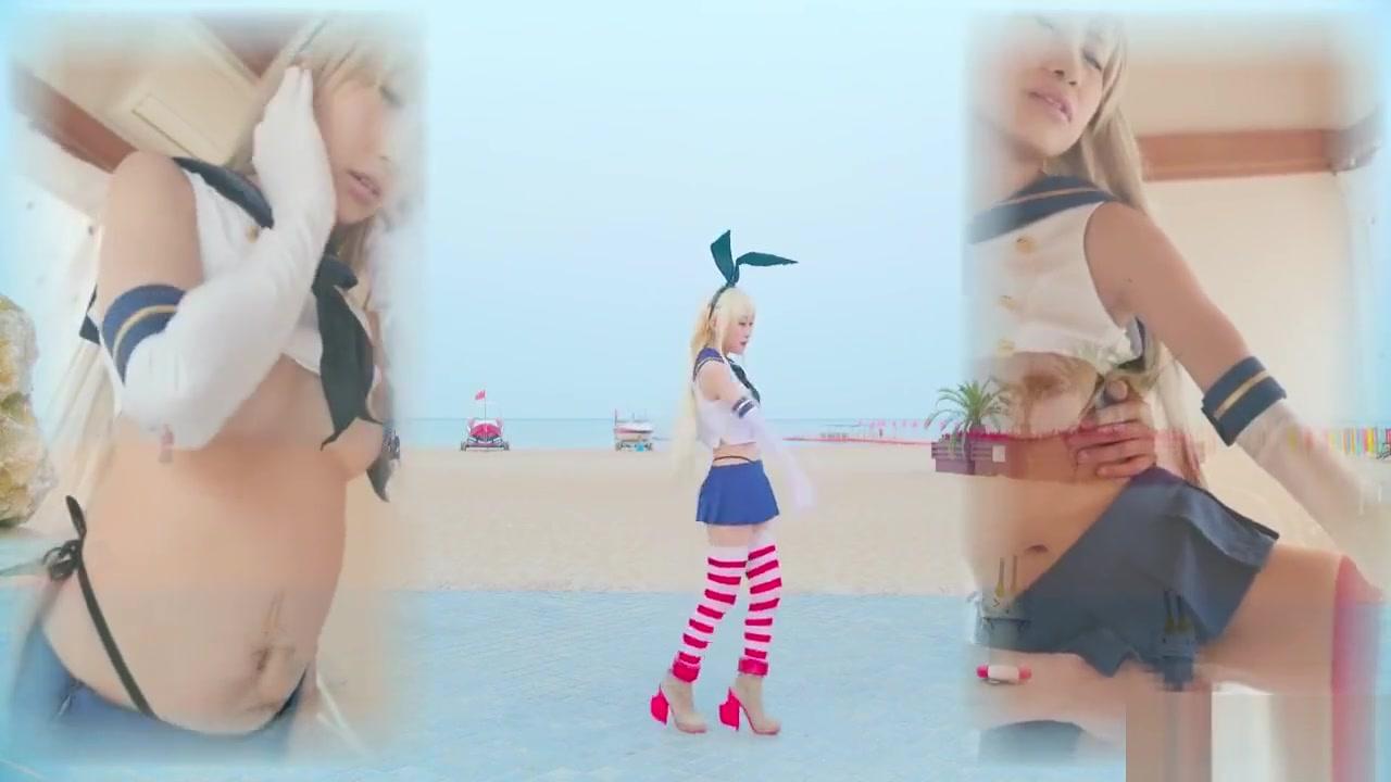 Secretary  PMV【小萌才不天然】青春のフラッグ Shimakaze Cosplay 島風 PORN MUSIC VIDEO Ameture Porn - 1