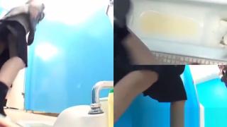 Couple Porn Japanese babes pee and get filmed doing it in the bathroom Gay Longhair