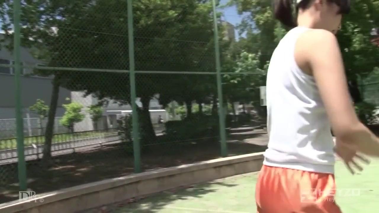 Saki Aoyama Threesome With A Tall Basketball Girl - 2