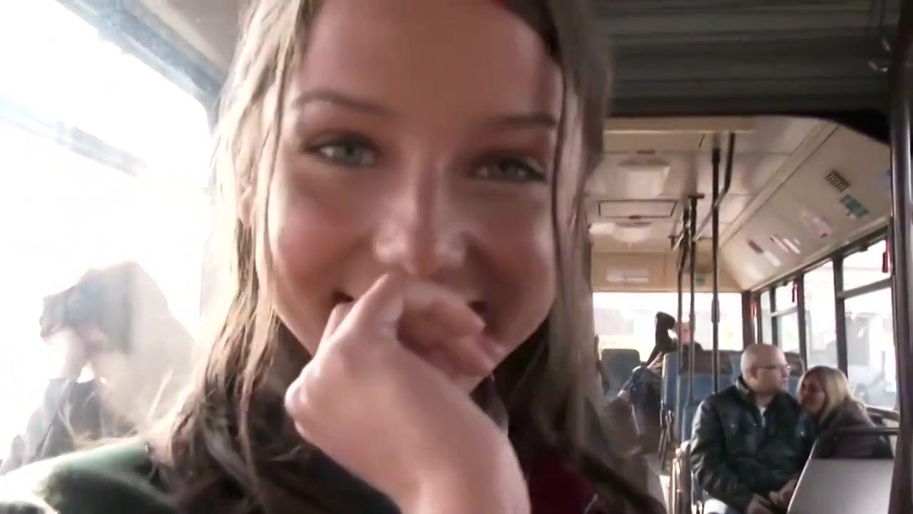 Foxy Di is a super sweet teen brunette who liked getting fucked hard, in a bus - 2