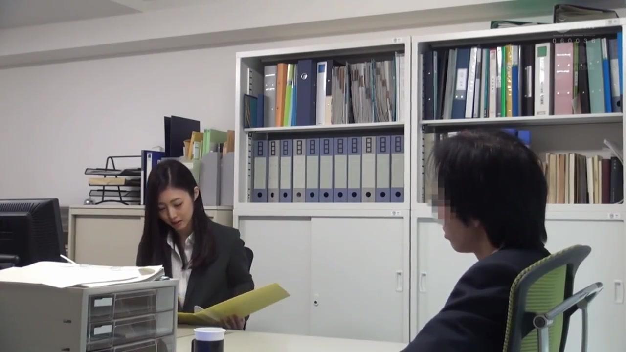 Japanese office lady is well known among her co- workers for amazing, deep blowjobs and wet pussy - 1
