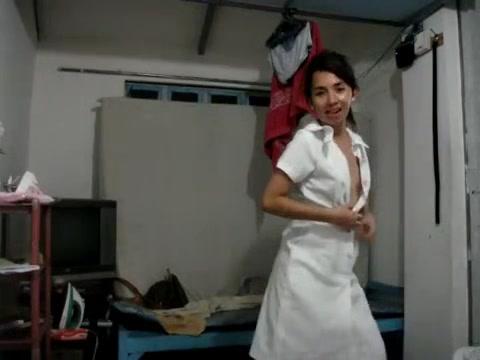 Pinay Student Plays on Webcam 3 - 1