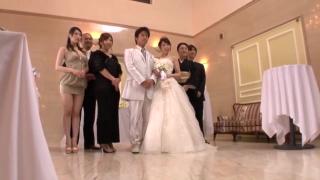 XoGoGo Bride Takes Uncle, 2 Friends, Groom At Japanese Wedding 2 Throatfuck