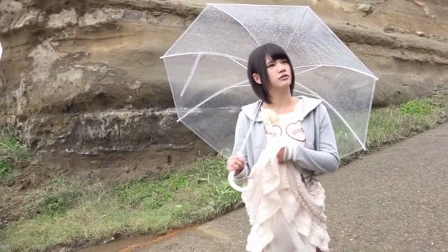 Horny Japanese girl Minami Kashii in Incredible outdoor, striptease JAV movie - 2