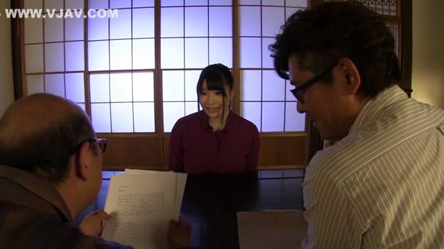 Penis Sucking  Exotic Japanese girl Chitose Saegusa in Hottest bbw, threesomes JAV scene Glasses - 2