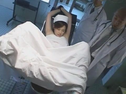 Crazy Japanese whore Yui Matsuno in Incredible Medical, Close-up JAV movie - 1