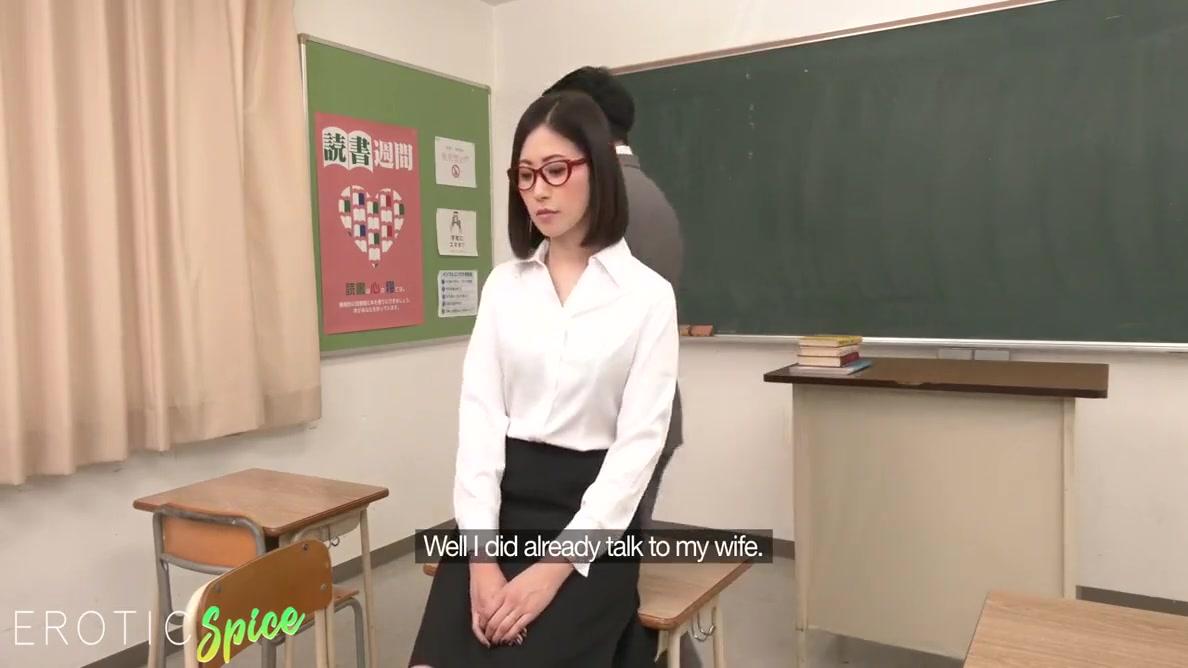 Rrina Koda In Japanese School Teacher Cheats With Co-worker - 1