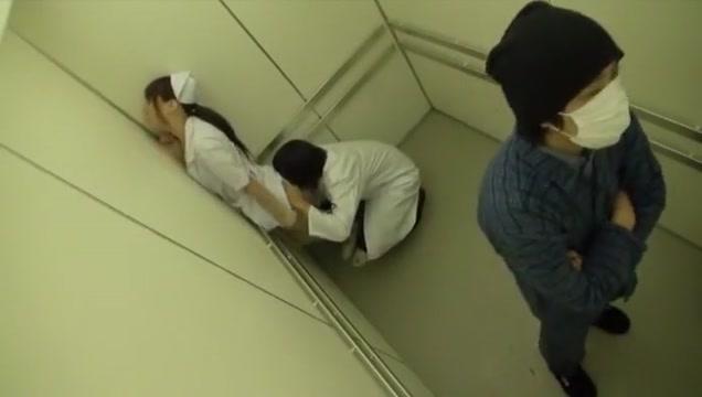 Fat Pussy  Hottest Japanese slut Mirei Shiratori, Yui Hatano, Miharu Izawa in Incredible Doggy Style, Nurse/Naasu JAV video Masturbacion - 1