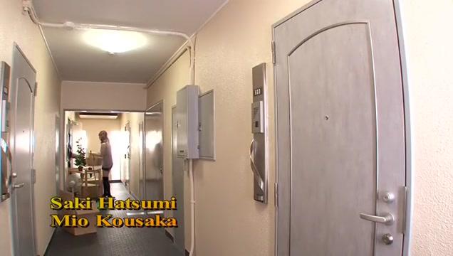 Crazy Japanese model Saki Hatsumi, Neo Kazetani in Incredible Masturbation/Onanii, Stockings/Pansuto JAV movie - 2