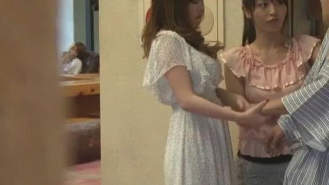 Exotic Japanese whore Nao Mizuki, Wakana Kinoshita, Rio Hamasaki in Hottest Threesomes, Cunnilingus JAV clip - 1