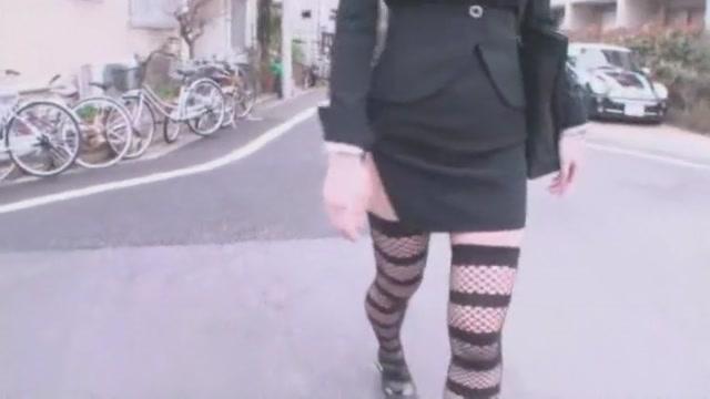 Hottest Japanese whore Reia Miyasaki in Crazy Fishnet, Stockings/Pansuto JAV scene - 2