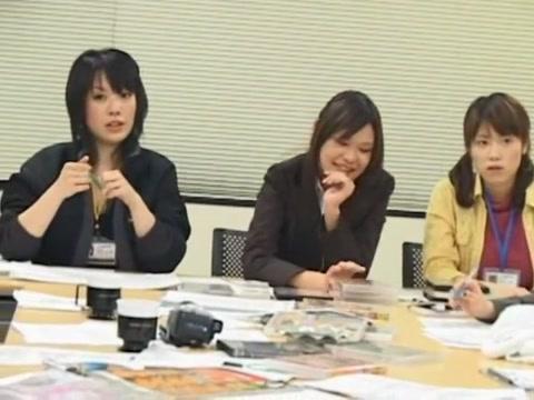 Crazy Japanese whore Aya Sakuraba, Misaki Asoh, Mika Nakajou in Horny Secretary, Fingering JAV scene - 1