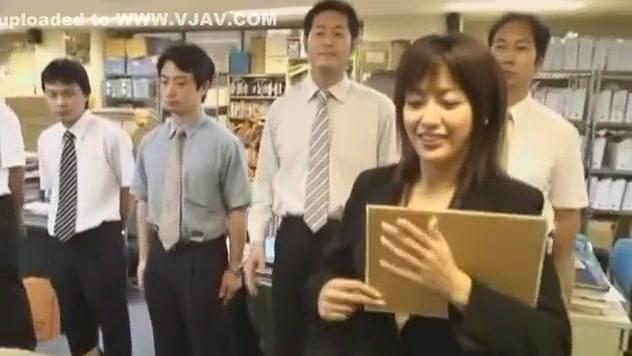 Best Japanese whore Sakura Shiratori in Exotic Office, Public JAV video - 1