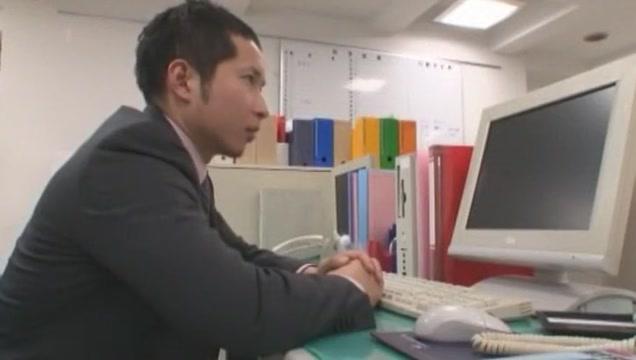 Horny Japanese chick Mako Oda in Hottest Secretary, Gangbang JAV clip - 1