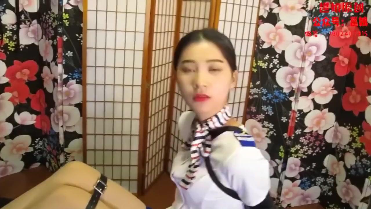 Chinese Bondage - Air Hostess Gagged - 2