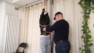 Lezbi Cute Asian Tied In Jeans China