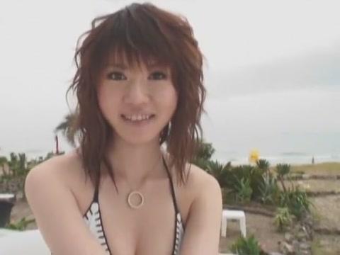 Best Japanese model in Crazy Bikini, Doggy Style JAV movie - 2