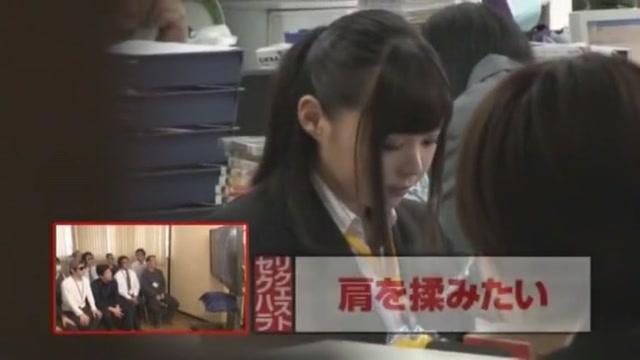 Horny Japanese whore Aya Eikura, Risa Sanada in Hottest Public, Office JAV video - 2