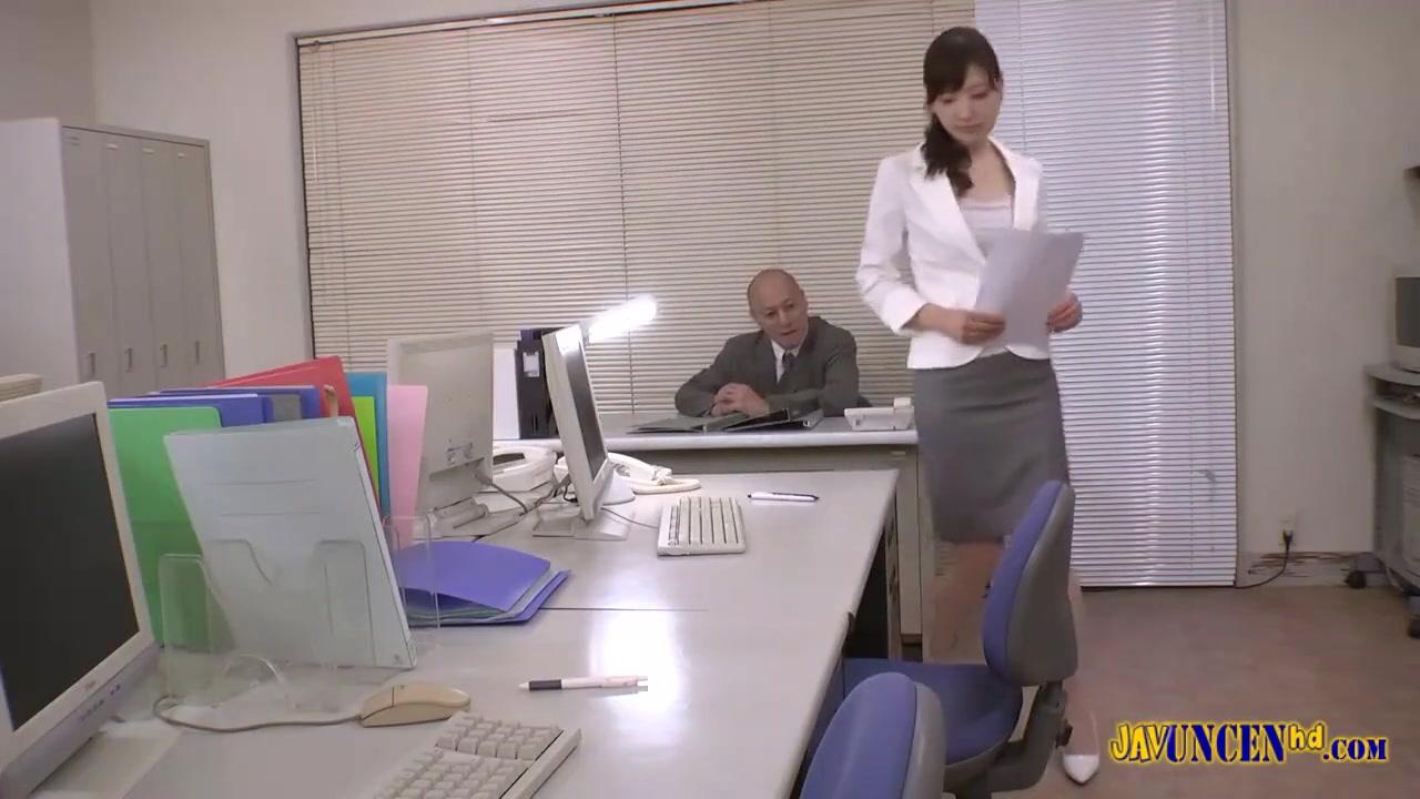 Pretty Japanese Secretary Fucked By Her Boss - 1