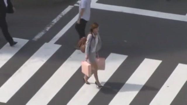 Car  Horny Japanese girl Karen Fujiki in Amazing Stockings/Pansuto, Fetish JAV clip TBLOP - 2