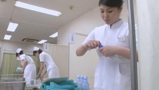 Hottest Japanese slut Yuri Aine, Aya Sakuraba, Reiko Nakamori in Fabulous Nurse/Naasu JAV video - 2