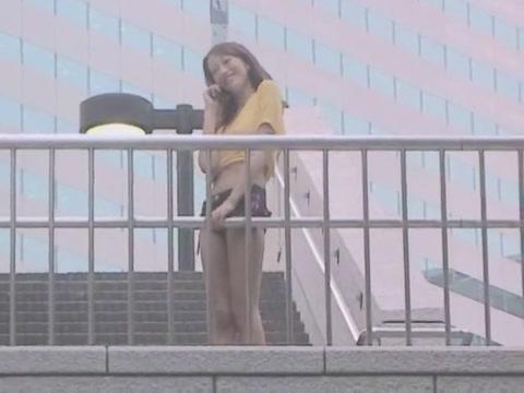 Best Japanese model Emiri Sakurai in Fabulous Outdoor, Voyeur JAV movie - 1
