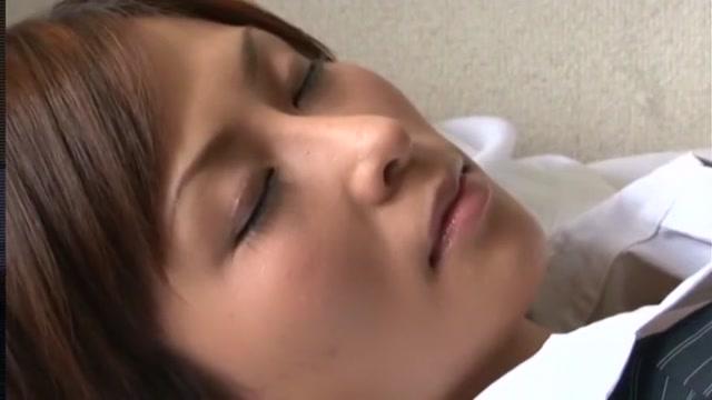 Horny Japanese chick Akari Asahina in Exotic Stockings/Pansuto, Cunnilingus JAV movie - 1