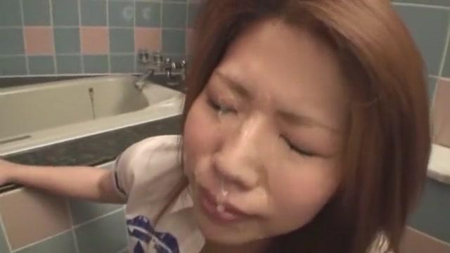 Olderwoman Amazing Japanese model in Incredible Bathroom, Blowjob/Fera JAV video Gay Pissing