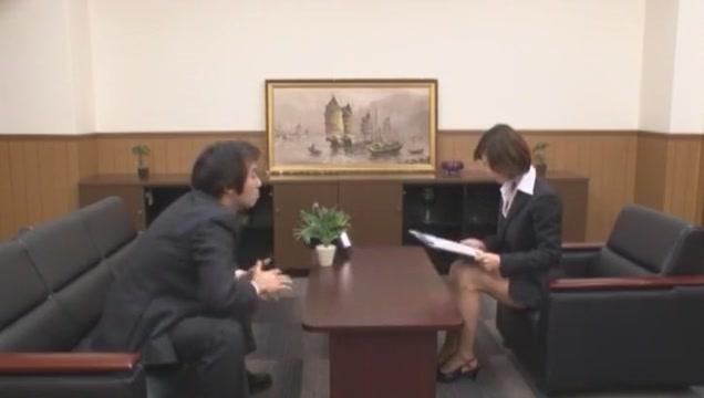 Horny Japanese model Akari Asahina in Fabulous Fingering, Secretary JAV movie - 1