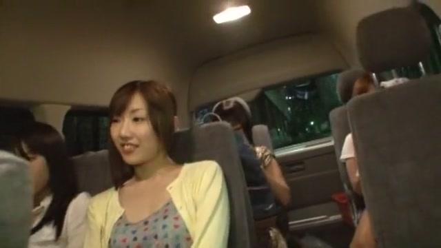 Horny Japanese whore Tsubomi, Miku Shindo, Mika Osawa in Incredible Car, Compilation JAV clip - 2