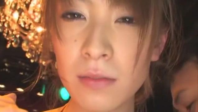 Best Japanese slut Anje Hoshi in Incredible Handjobs, Threesomes JAV video - 1