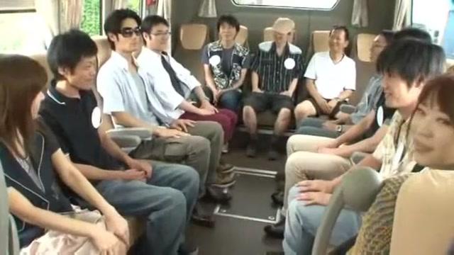 Amazing Japanese slut Chihiro Akino in Crazy Handjobs, Bus JAV movie - 2