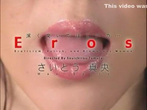 Thong  Hottest Japanese girl Mao Saito in Amazing Masturbation/Onanii, Hairy JAV movie Sofa - 1