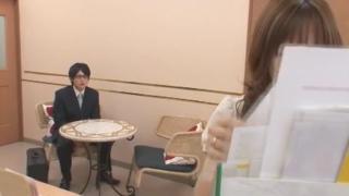 YouJizz Crazy Japanese slut Tsuyako Yoshino, Reiko Godai in Exotic Secretary, Handjobs JAV clip Pregnant
