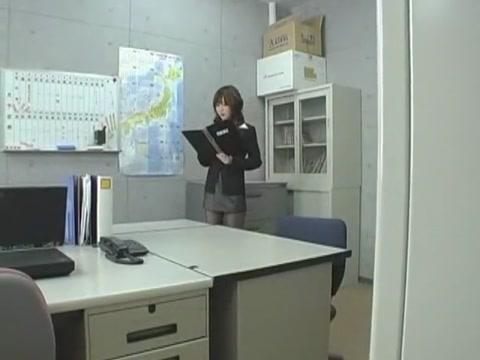 Horny Japanese chick Rio Hamasaki in Best Cougar, Secretary JAV movie - 1