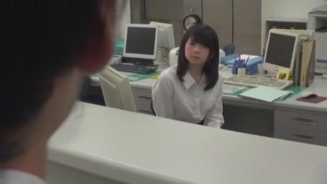 Crazy Japanese girl Aiko Hirose, Kotone Amamiya in Incredible Handjobs, Secretary JAV video - 1