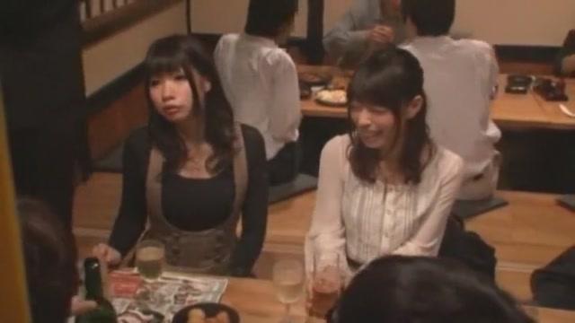 Fabulous Japanese girl Aika Hoshino, Megumi Matsui, Nao Yoshimi in Exotic Blowjob, Stockings JAV video - 1