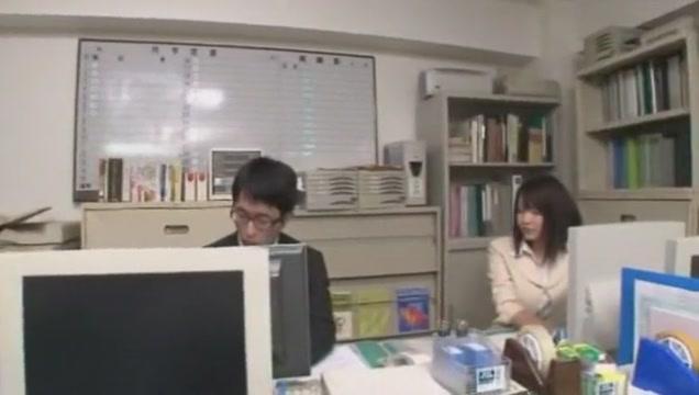 Horny Japanese slut in Crazy Blowjob, Office JAV video - 1
