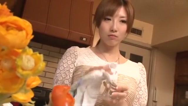 Horny Japanese chick Yui Akane in Amazing Big Tits, Doggy Style JAV clip - 2