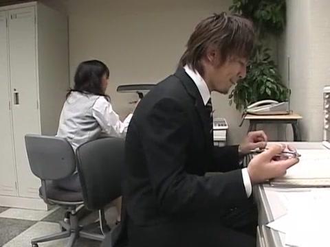 Horny Japanese chick Mio Okazaki in Amazing Secretary, Swallow JAV clip - 2