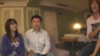 Officesex Fabulous Japanese girl Shiori Hazuki, Miki Moriyama, Honami Isshiki in Exotic Stockings, Threesomes JAV clip Women Fucking