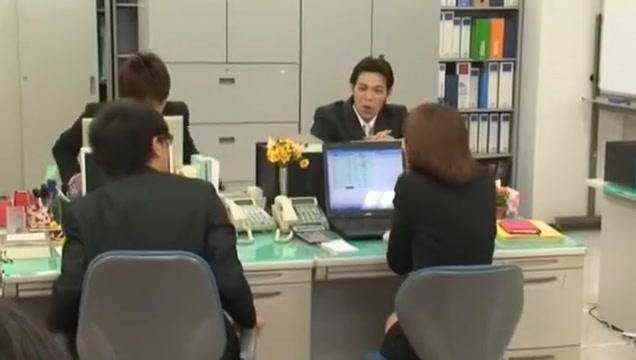 Horny Japanese chick Yuma Asami in Amazing Secretary JAV clip - 1
