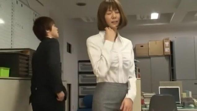 Horny Japanese chick Yuma Asami in Amazing Secretary JAV clip - 2