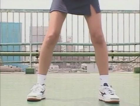Horny Japanese chick Kaede Matsushima in Crazy Changing Room, Sports JAV movie - 1