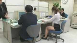 Cum On Pussy Amazing Japanese chick Chiharu Nakai in Horny Secretary, Handjobs JAV video Gay College
