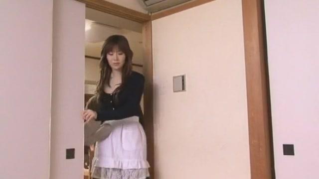 Exotic Japanese chick in Fabulous Wife, Fingering JAV movie - 1
