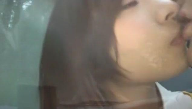 Horny Japanese model Riko Aduchi in Amazing Stockings, Blowjob JAV movie - 1