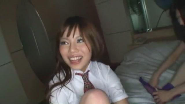 Exotic Japanese whore Nozomi Shirayuri, Minami Kusunoki, Sarina Kitagawa in Horny Cunnilingus, Stockings JAV movie - 1