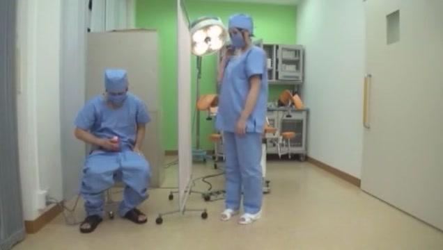 Crazy Japanese slut Erika Kurisu, Ann Yabuki, Hibiki Otsuki in Horny Medical, Fingering JAV clip - 1