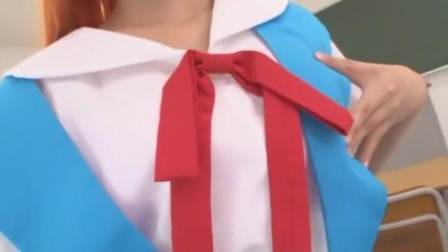 Horny Japanese girl Yu Namiki in Fabulous Toys, Red Head JAV video - 1